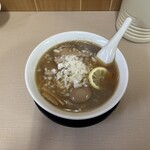 寺カフェ 中華そば水加美 - 料理写真:"煮干しそば"950円に"チャーシュー1枚"120円と"味玉"120円をトッピング♪