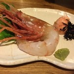 ふうすけ - お通しのボタン海老