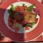 オステリア ランピ - 地鶏フレッシュトマトのケッカソース　鶏肉自体に味がついてていい　フレッシュトマトとあう