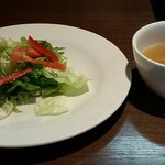 spoon - サラダ＆オニオンスープ