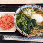 そばの神田 - 料理写真:朝そば 紅生姜天