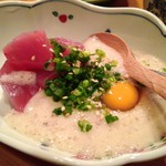 海 - マグロ山かけ