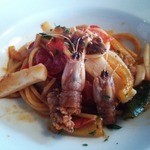 SAKURAGUMI - スパゲッティ シャコ､紋ゴウイカと野菜のスーゴ