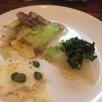 Ms.Plate - 食べかけ春はじめの前菜盛り合わせ