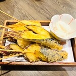 天ぷらとおでん個室居酒屋 天串 - さつまいもの天ぷら絶品