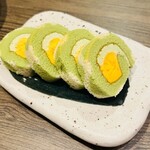 天ぷらとおでん個室居酒屋 天串 - アイスロールケーキ