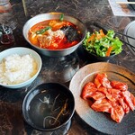 焼肉の万世 - 料理写真:切り落としランチ。
カルビクッパ(レギュラーサイズ)