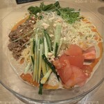 味噌麺処 花道庵 - 料理写真:ごまたっぷり濃厚冷し担々麺　1000円