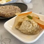 えびせい - アジの南蛮漬け。昔は親父が好んで食っていたがその頃は大嫌いだった…今じゃ美味いと食う(^^)