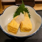 こごみ庵 - 副菜の「玉子焼き」