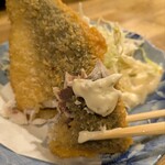 こごみ庵 - マヨネーズと辛子で