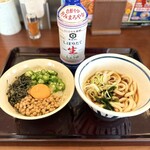 山田うどん食堂 - 料理写真:・ミニ納豆オクラ丼定食 520円/税込
