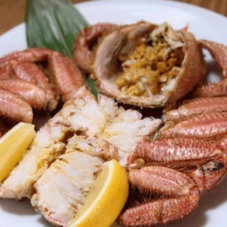 オホーツク産浜ゆで毛ガニ姿盛り！★9,800円～