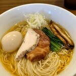 麺屋 龍壽 - 料理写真:味玉芳醇中華そば （塩）大盛 1,480円