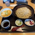 生そば あずま - 料理写真:玉子丼セット