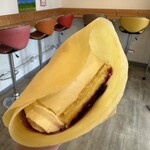 ティモ くれ～ぷ屋 - ブルーベリーチーズケーキ