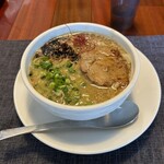 笹イ庵夢 - グリーンカレーラーメン