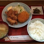 Izakaya Tenshou - チキンなんばんとコロッケ定食（600円）