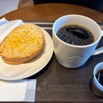 スターバックスコーヒー - 料理写真:ドリップコーヒーとクロックムッシュ