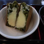 尾道さくら茶屋 - 大判焼き（これは抹茶＆クリームver）