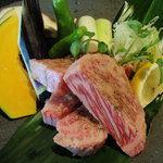 Matsusaka Yakiniku Kazokutei - 蔵出し特選松阪牛ロース￥3700