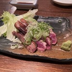 蕎麦旬菜 こすげ - 鴨たたき