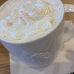 スターバックス・コーヒー - ドリンク写真:アールグレイブーケティーラテ 混ぜてからの写真