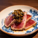 蕎麦と酒処 きくち - 料理写真:2026.6 本鮪漬け 行者にんにく（1,100円）