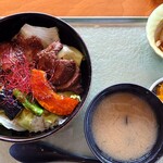 いこいの村涸沼 - 常陸牛ステーキ丼2,200円