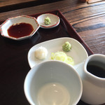 そば処 藤村 - 薬味