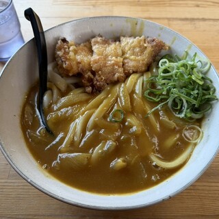 がいな製麺所 - 料理写真:とり天付きカレーうどん大盛り（金曜日限定）