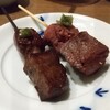博多串工房 フタクチ - 本日の肉串(ハラミ、赤身)