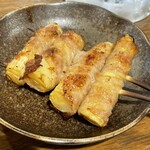 スタンド 金星 - 本日のおすすめホワイトアスパラの豚巻き
