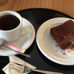 和蘭堂 - 洋菓子セット、コーヒーとチョコパウンドケーキ