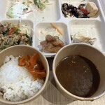 スーパーホテル - ご飯おかわりには昨日食わなかったカレーをば
