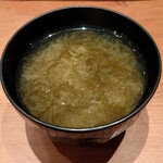 寿司の魚常 - もずく汁