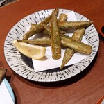 寿司の魚常 - オクラの天麩羅