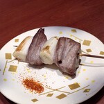 寿司の魚常 - ねぎま ・鶏肉ではなくて鮪の赤身 