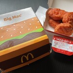 マクドナルド - 料理写真:ビッグマック550円
スパイシーチキンマックナゲット5P320円