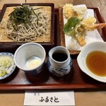 ふるさと - 料理写真:天ざるそば