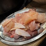 トリホルテルヤ - ミックス焼肉鶏（塩）ヤゲンナンコツがありました