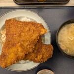 熟成かつ 天膳 - ドーンと大きいカツ