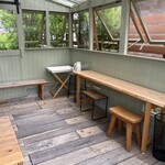 cafe ソノヒノキブン - テラス席
