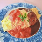 カフェレストラン 野いちご - 奥久慈卵のオムライスＷソース