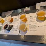 洞川温泉醸造所 - ドリンク写真:クラフトビール3種飲み比べ