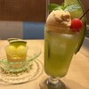 果房 メロンとロマン - なめらかメロンプリン　¥680 専門店のメロンクリームソーダ　¥780