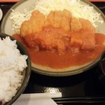 とんかつ とん太 - ロースＬ トマトソース