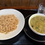 麺創 なな家 - ターメリックヌードル　煮干しスパイスカレーのつけそば（1600円）