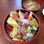 三陸あじ処 寿し利 - 上ちらし　¥2,000