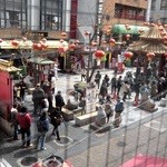 上海料理 蓮 - 南京町広場を見下ろすロケーション